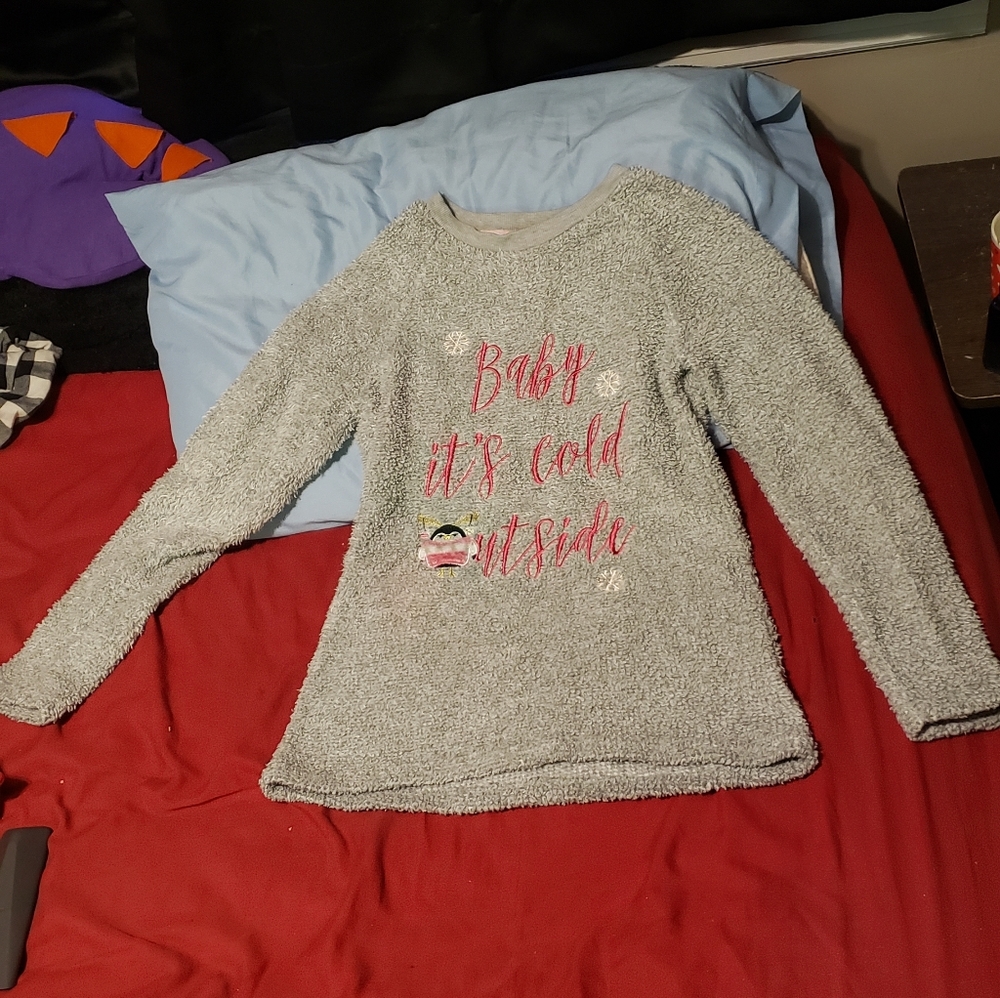 Winter pajama shirt